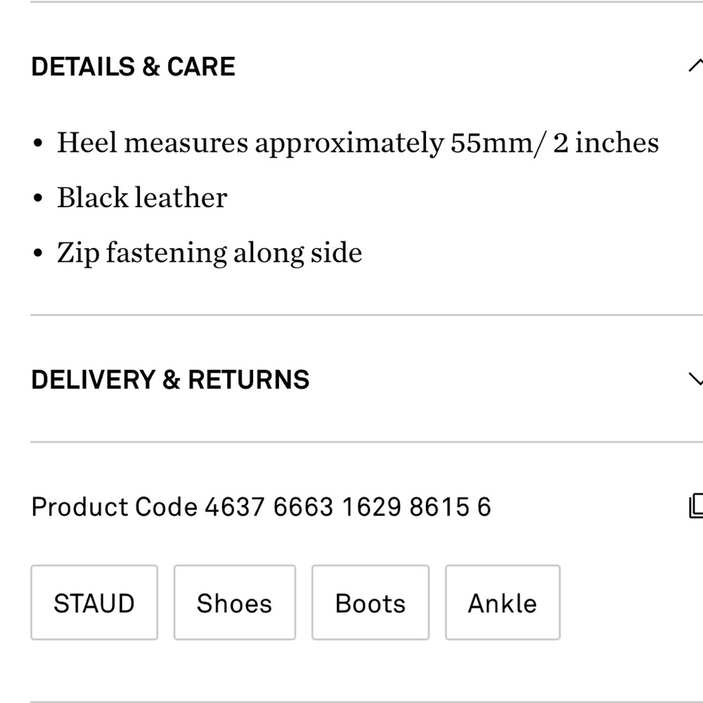 Staud Wally Ankle Boot 38 - Picture 6 of 16